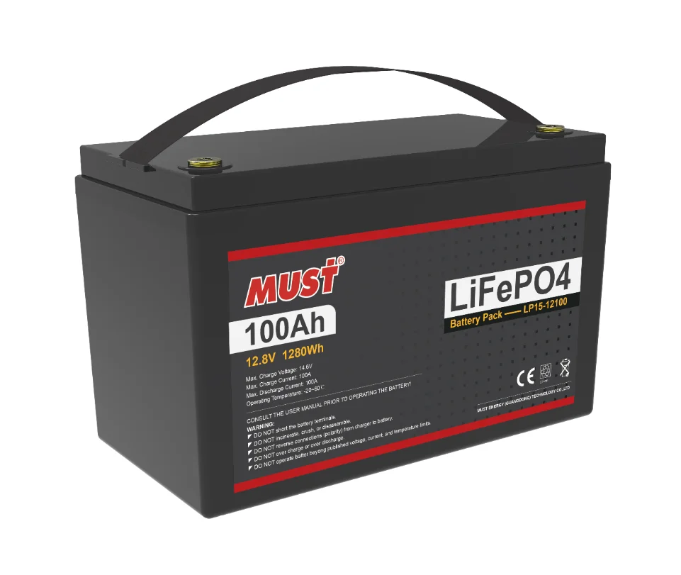 MUST LP15-12100   lifepo4 12v 100ah battery