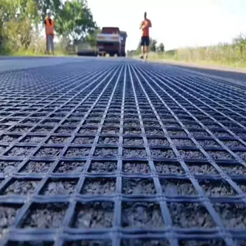 Earthwork Products Biaxial Glass Fiber Fiberglass 50kn/M 100kn/M Geogrid for Road Bed Railway