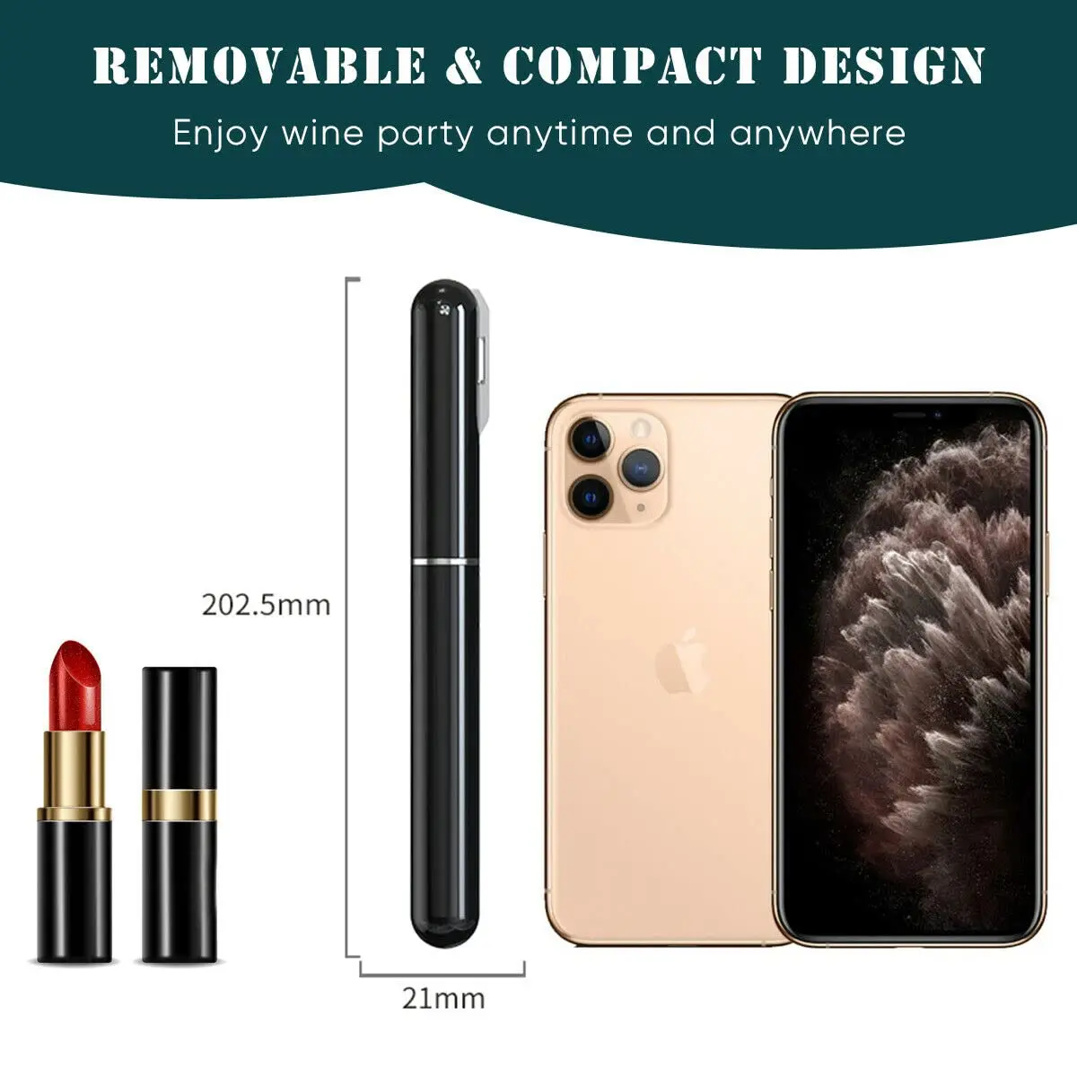 Wholesale Custom Logo Portable High Quality Pen Type Air Pressure Wine Needle Pressure Manual Bottle Opener