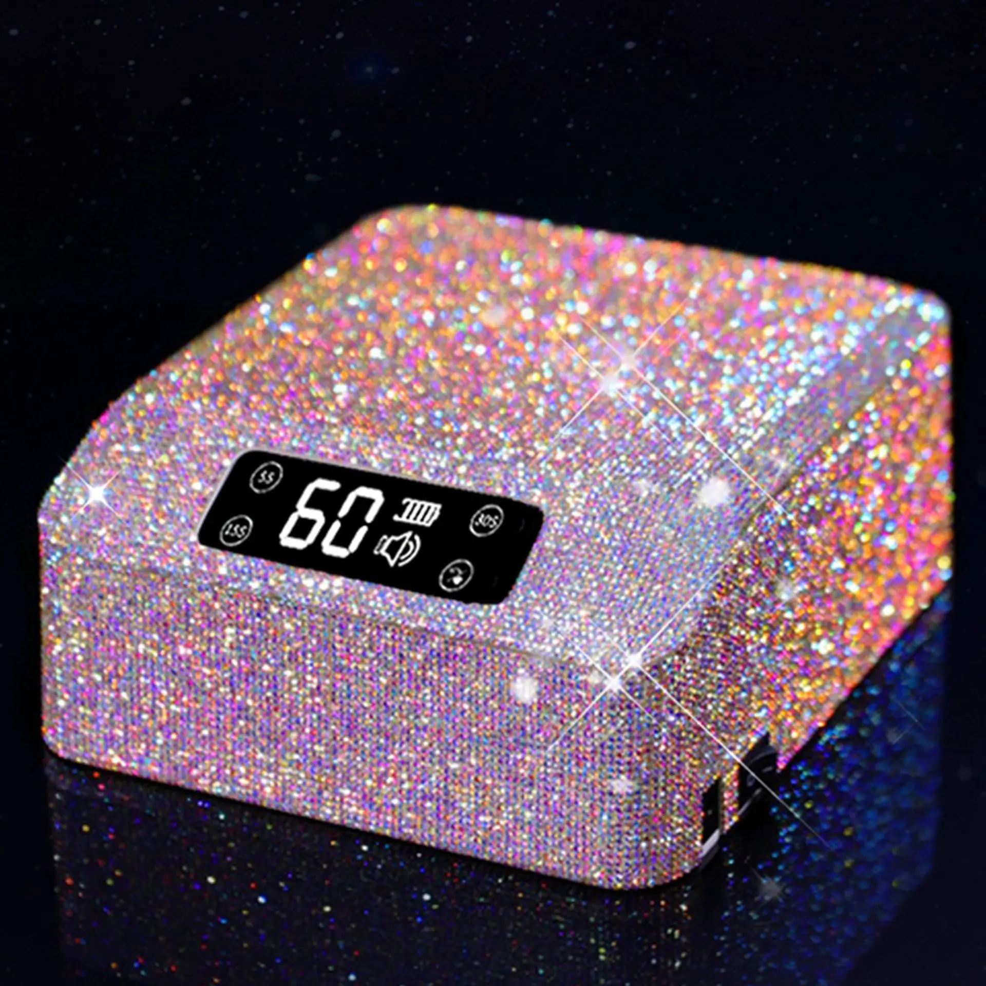 2024 New Design High Power Uv Curing Lamp System Cordless Pink Glue LED Nail Dryer