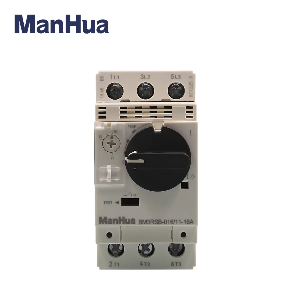 ManHua Din Rail 3P GV2-PM Series защита электрического двигателя автоматический выключатель