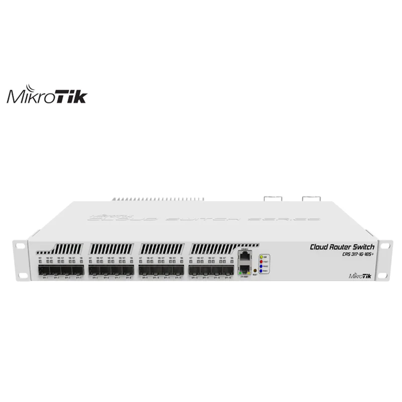 MikroTik CRS317-1G-16S+RM Enterprise 16-port 10 Gigabit Core Switch Dual Power Supply