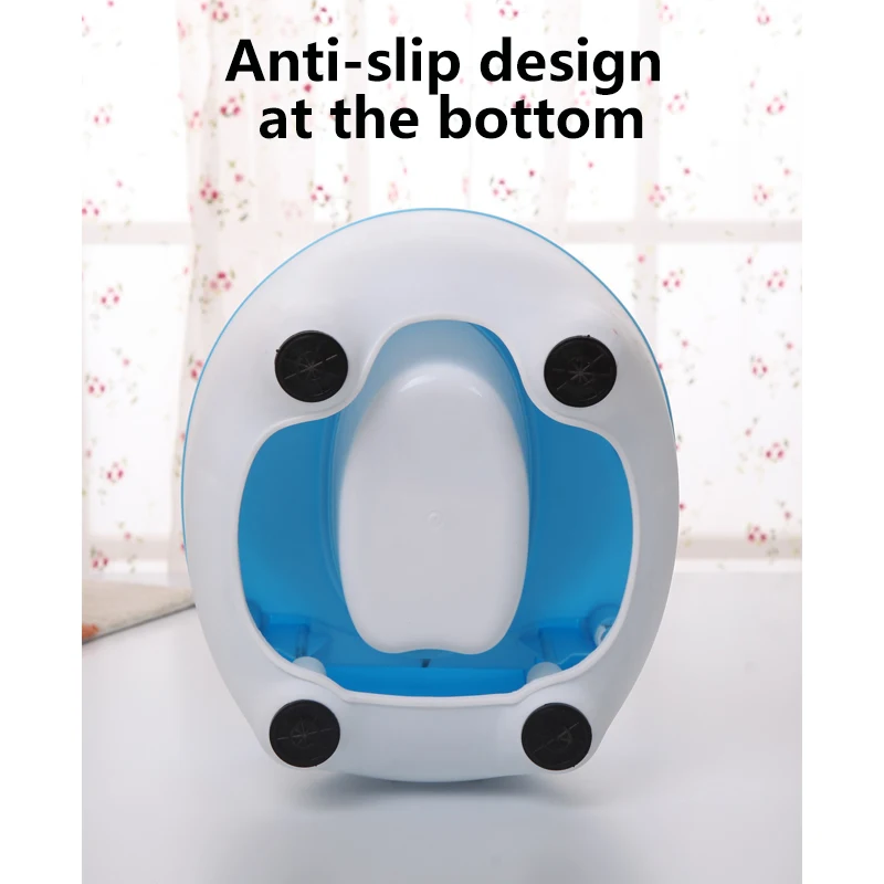 AliGan-Baby toddler potty training toilet seat cartoon easy to clean with lid and removable container non-slip suction cups