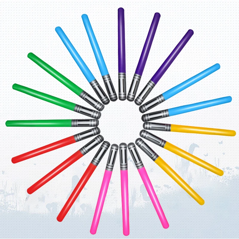 Factory hot sale 37 inch laser type inflatable swords for kids