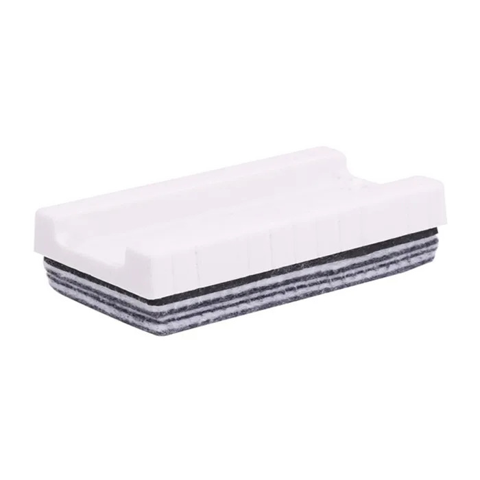 Office supplies black dry whiteboard eraser with marker pen clip