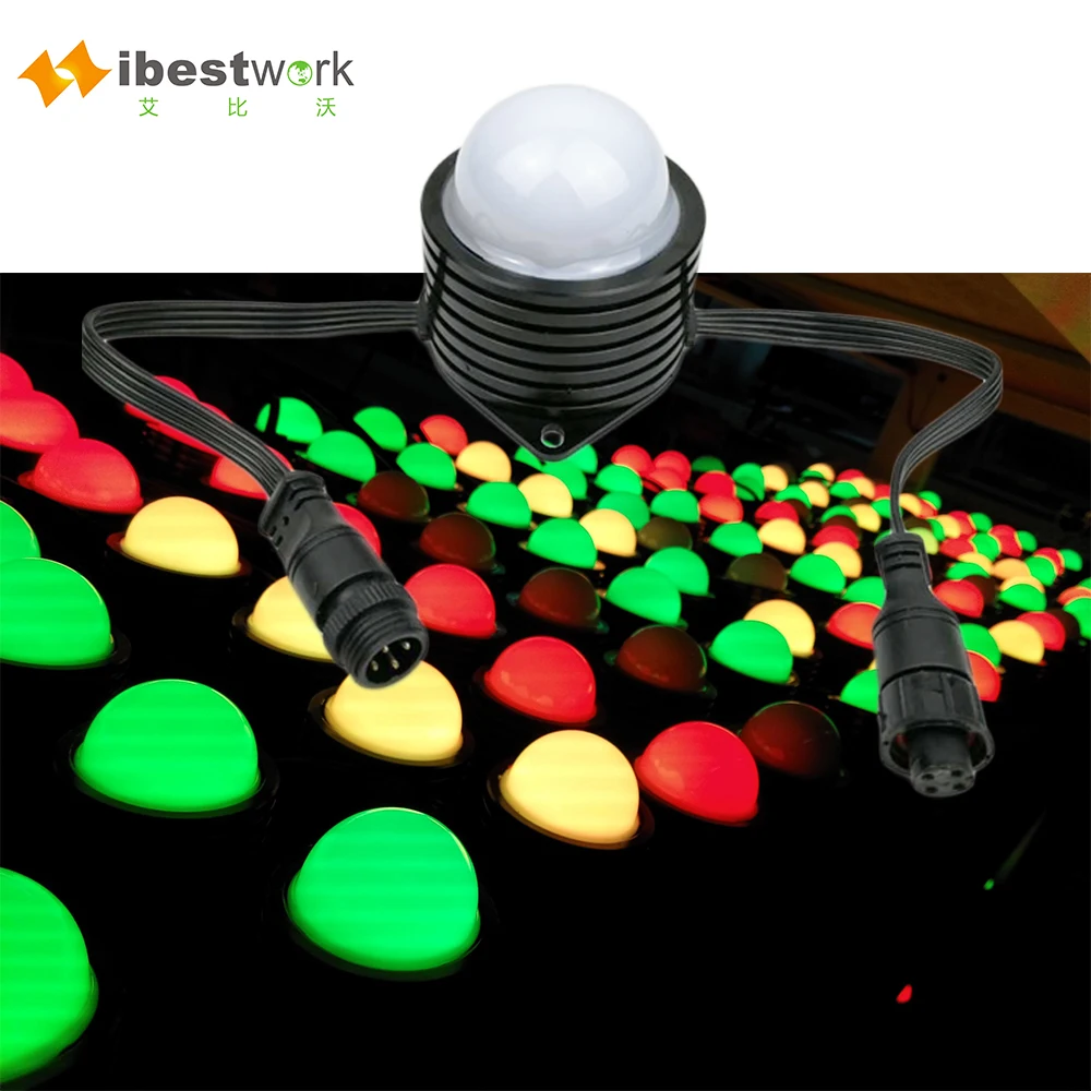 3W DMX RGB Stage Night Bar Party Brightness LED DOT Lamp