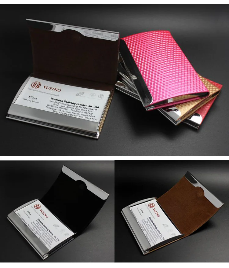 Wholesale Custom Leather Credit ID Card Holder