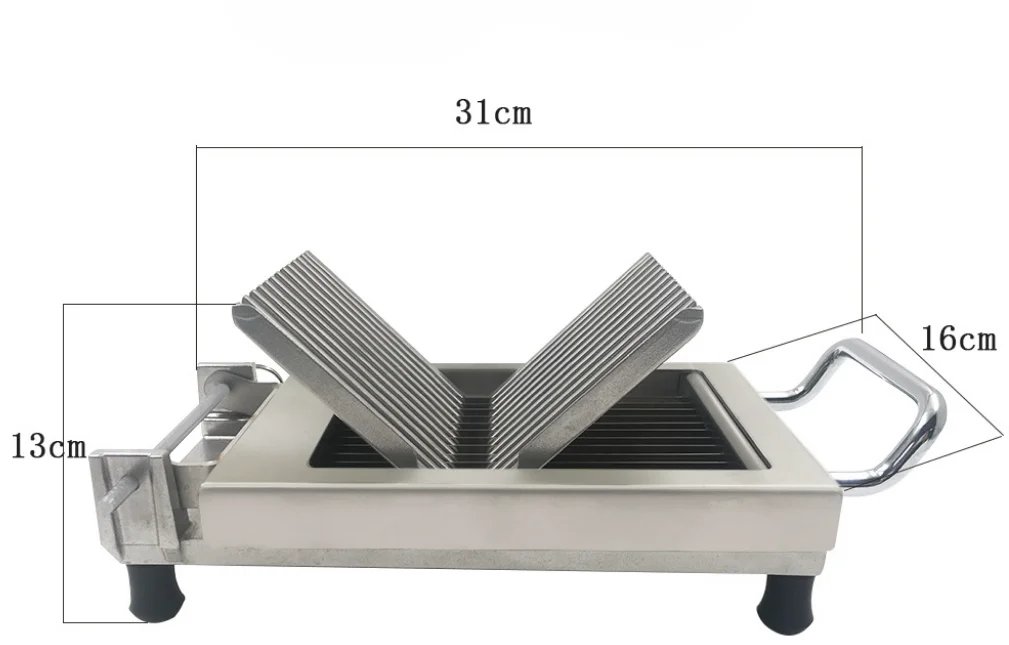 Portable Handheld Detachable Commercial Cheese Bread Slicer With Rustproof Nonslip For Easy To Clean And Store Cutter