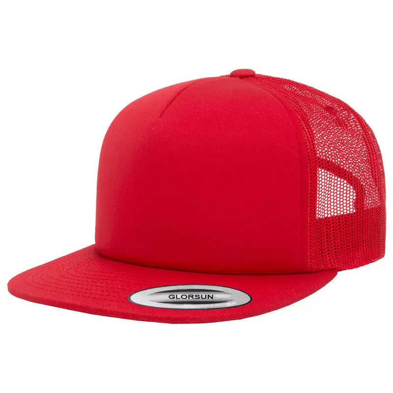 Custom High Quality 5 Panel Classic Trucke Hat Unisex Mesh Blank Cap Yupoong Snapback