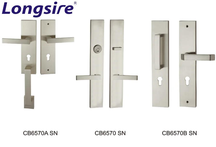 Smart door handles lever type door lock handle