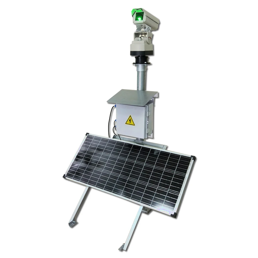 Automated Straigh Line Laser Bird Repellent with Dual Power Solar Auto Switch for Power Substation