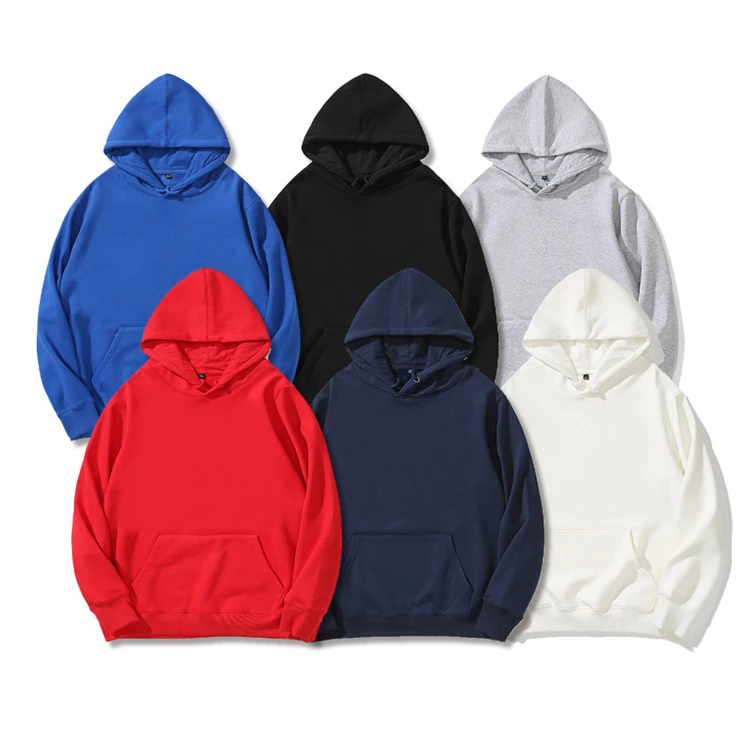 High Quality 100% cotton hoodie custom logo bulk hoodies