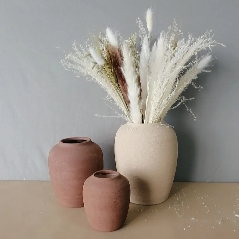 Modern Decorative Ceramic Vase Large China Decorative Nordic Vases Home Decor Porcelain Clay Vases for Living Room