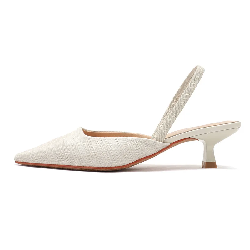 Spring And Autumn Low Thin Heels Fashion Sandals Casual Classic Design Interpretation Of Elegant Charm Business Slippers