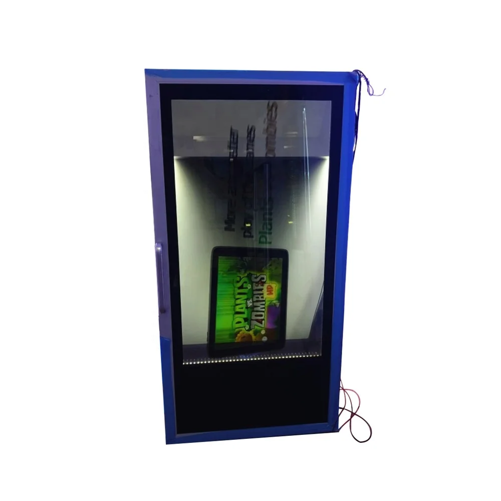 
China Factory Fridge Transparent LCD Advertise insulating Glass Door 