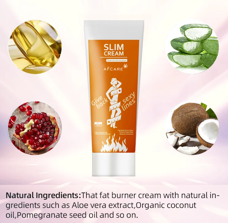 Hot Slimming Cream Firming Hot Cream Natural Fat Burning Cream Slimming Private Label