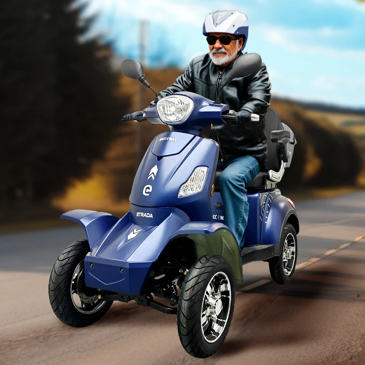 EU Warehouse Ready to Ship Adult Electric Motorcycle 4 Wheeler Handicapped Mobility Scooter Elderly disabled Electric Scooters