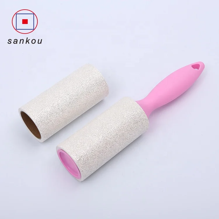 Best seller fur dust good quality  pet hair small plastic pet lint roller refill for cleaning clothes