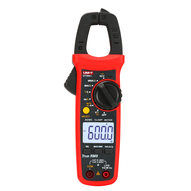 UNI-T UT200 + UT204 600A AC/DC Цифровой измеритель напряжения переменного