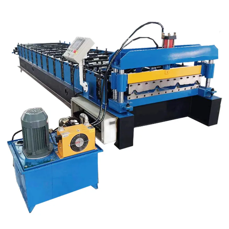 High quality single layer color steel metal roofing tile making machinery roofing sheet roll forming machine