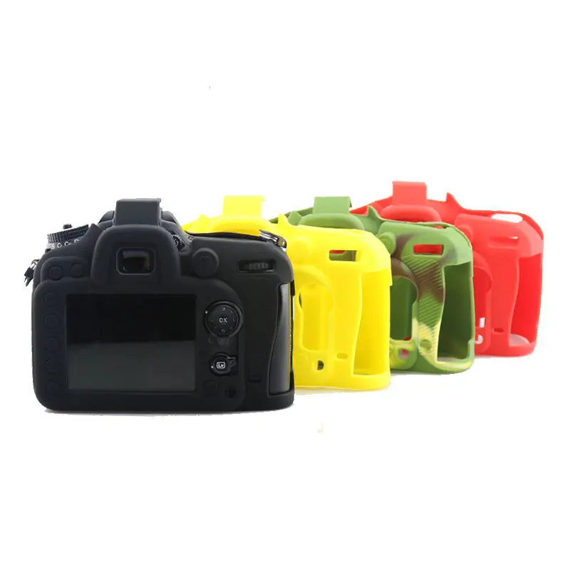 Protective Cover Camera Case Shell Shockproof DSLR Camera Photocopy Silicone for Nikon D7000 D7100 D7200 D7500 Camera Bag 01
