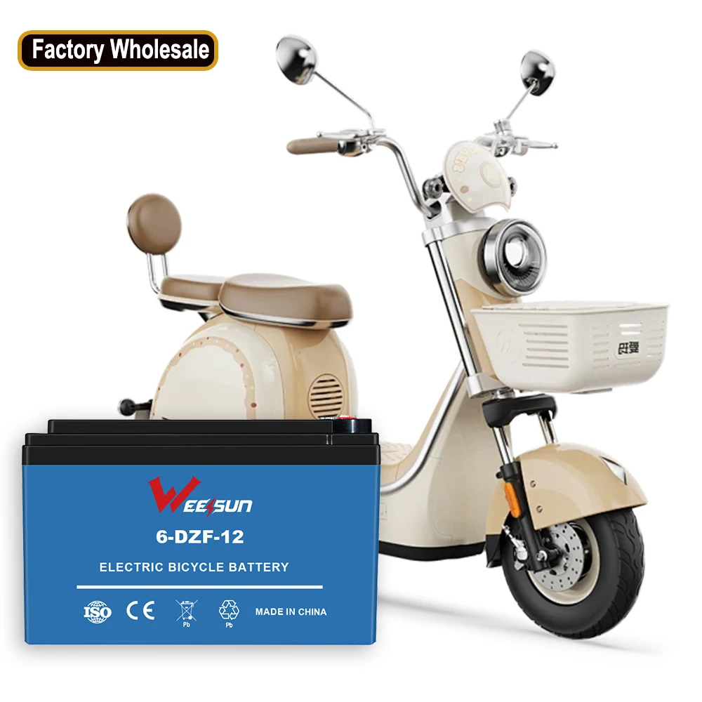 Grapene technology high quality long life 6-dzm-14 6-dzm-12 12v 12ah 14ah battery 12v 24v 36v 48v for ebike electric scooter