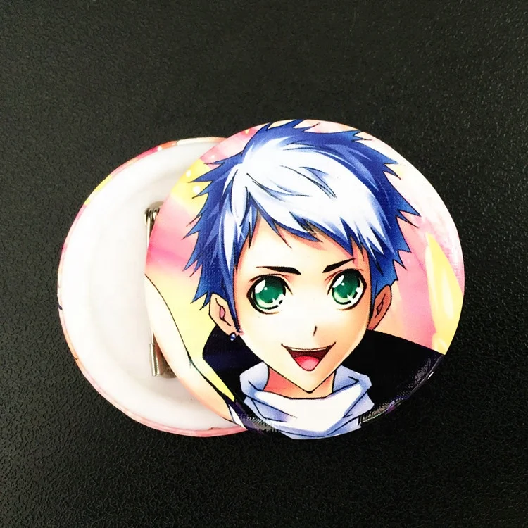 China factory custom colorful logo pin metal badge