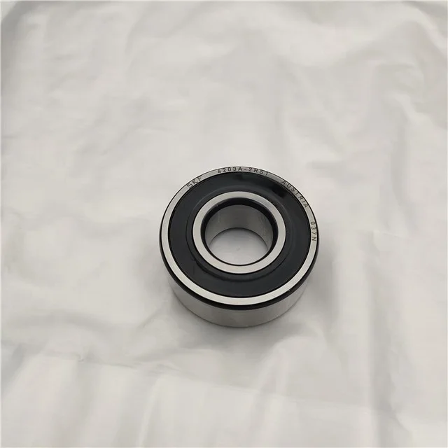 double row deep groove ball bearing 4203 2RS 17x40x16mm