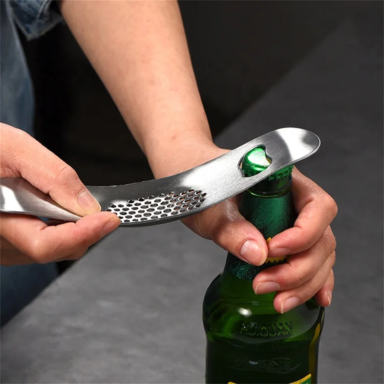 Stainless Steel Vegetable Dicer Kitchen Tools Garlic Rocker Crusher Garlic Press