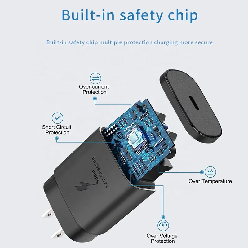 Socw США ЕС plugl 25W кабель-Переходник USB C Type PD имеет функцию быстрой зарядки зарядное устройство для Samsung S21