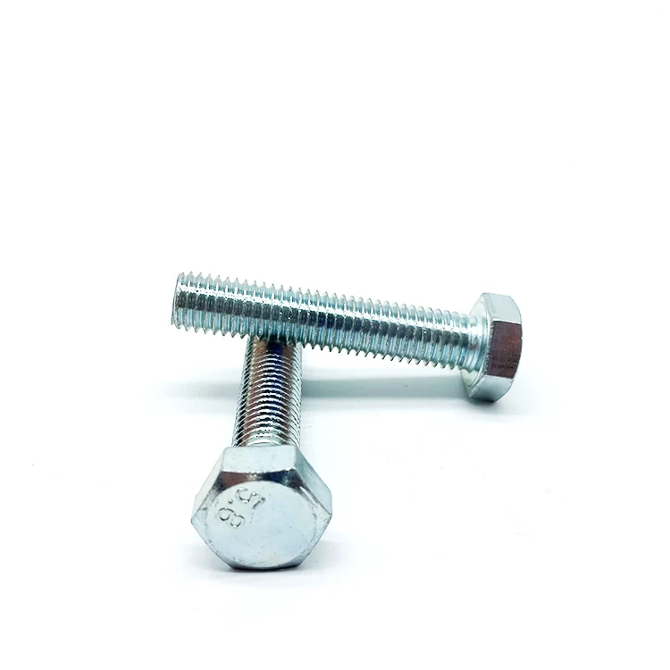 Din933 Stainless Fastener Full Thread Hexagonal Bolt 1/4 Din 933 Hex Head Bolt Manufacturer