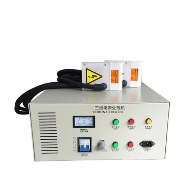 PP PE PVT plastic sheet film bottle cup 3D Corona Treatment System