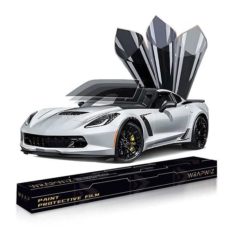 Wrapwiz CR35 Car Window High-Definition Transparent Anti Fog UV Explosion Sunscreen Proof Windows Film car window tint film