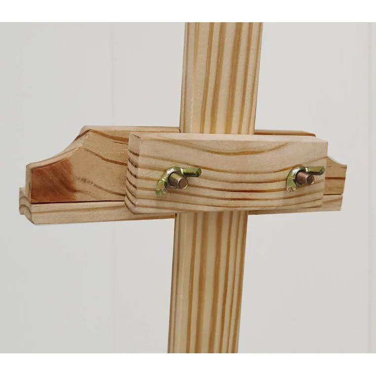 150cm Wooded Easel Natural Wood Foldable Display Stand for  Canvas Art Craft Painting Tripod Easel Home Decoration