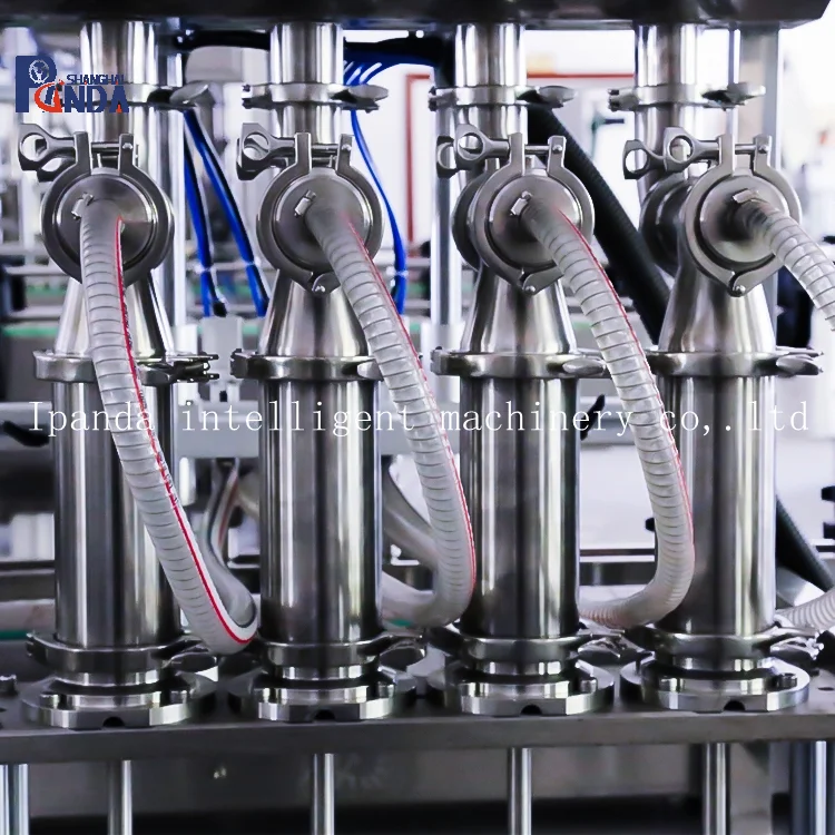 Automatic Peanut Butter Liquid Filling Capping Labeling Packing Machine Production Line in Glass Bottle Jar