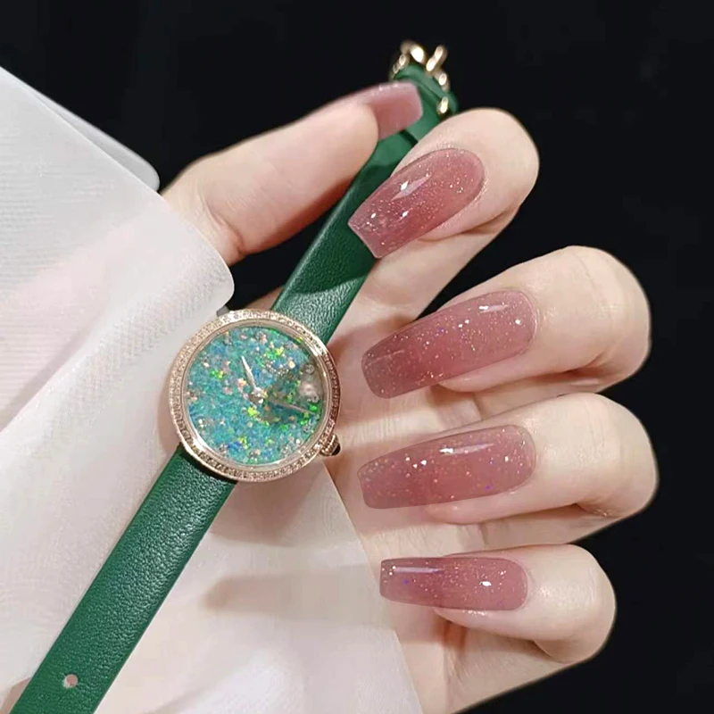 Оптовая продажа профессиональный маникюрный гель декоративный Кристальный цветной Быстросохнущий УФ-гель полированный набор для наращивания