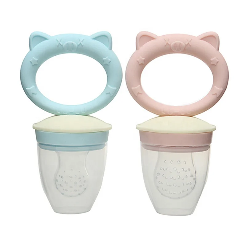 
Teething Relief Toy Baby Fruit Food Silicone Feeder Pacifier Teether for Infant Safely Self Feeding 