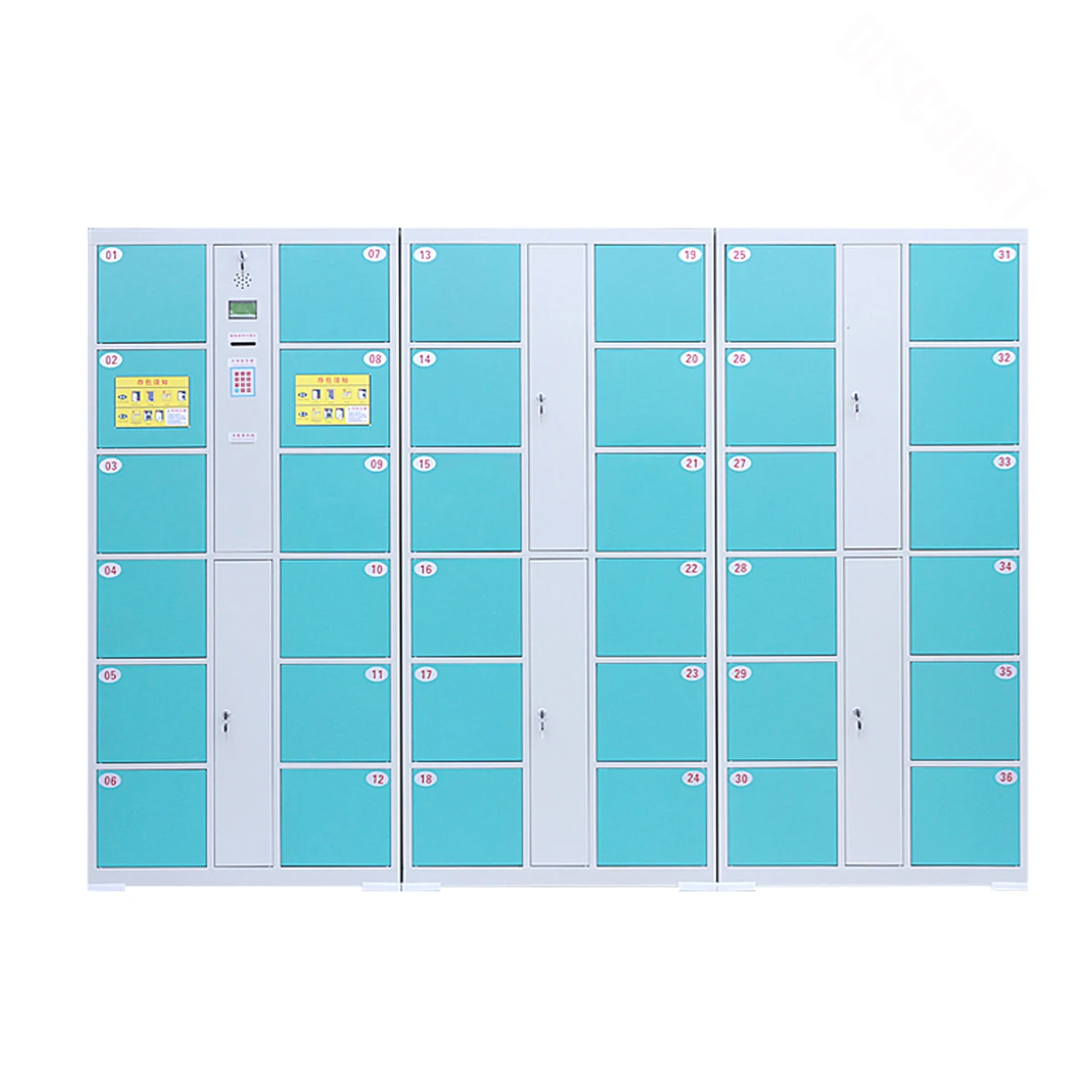 Smart system cellphone luggage storage lockers for malls locker indoor temporary storage