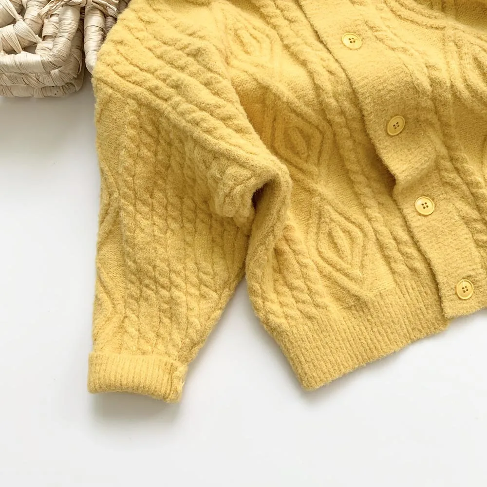 
European latest design casual unisex kids cotton knitwear with hoodie 