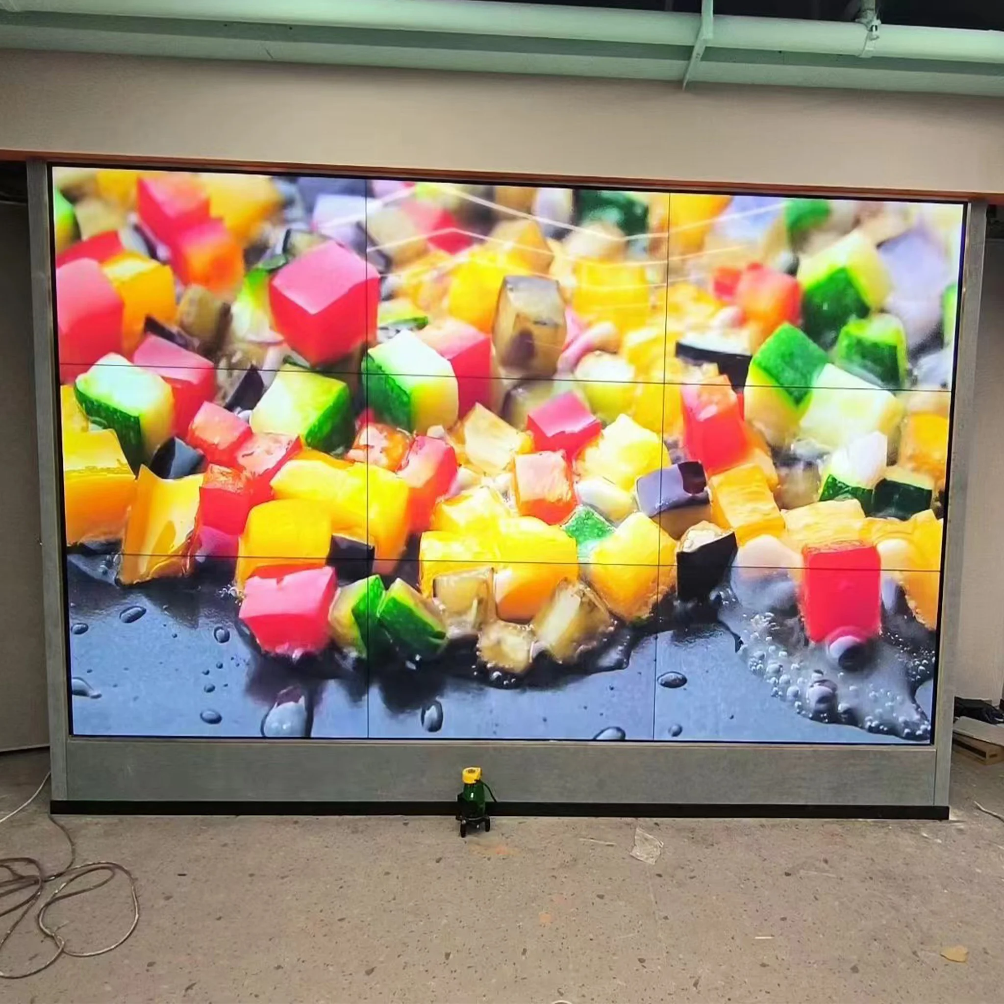 46 55 дюймов 4K видео настенный дисплей контроллер 3x3 ЖК-видео кронштейн вертикальный рекламный монитор