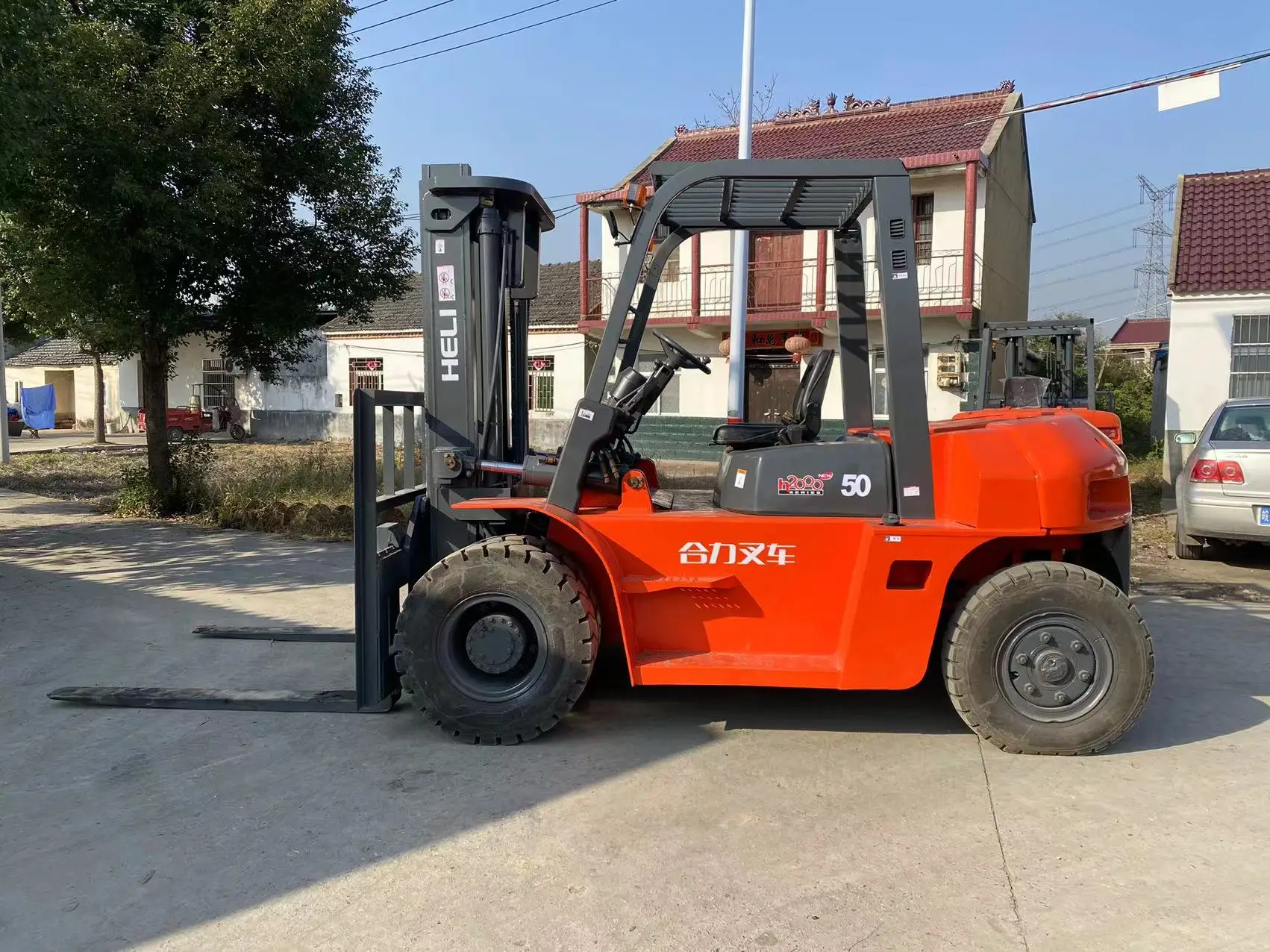 Heli 50 Original production diesel engine with good performance 99% New TCM Toyota second-hand forklift for sale