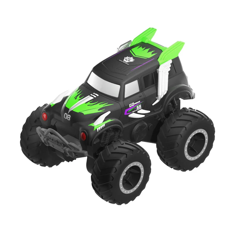 2 IN 1 Mini RC Car Remote Control 360 Stunt Climbing Car Four-Wheel Drive Off-road Vehicle Outdoor Toys