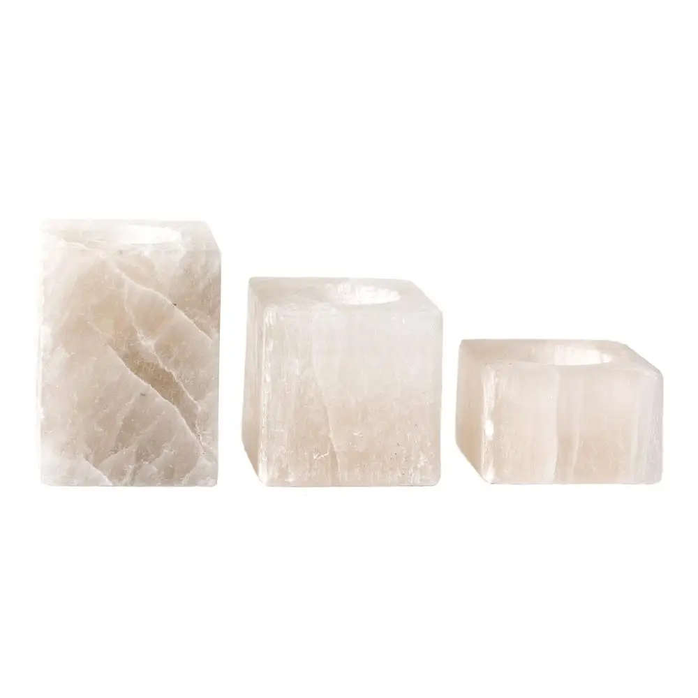 Креативные подсвечники из натурального кристалла