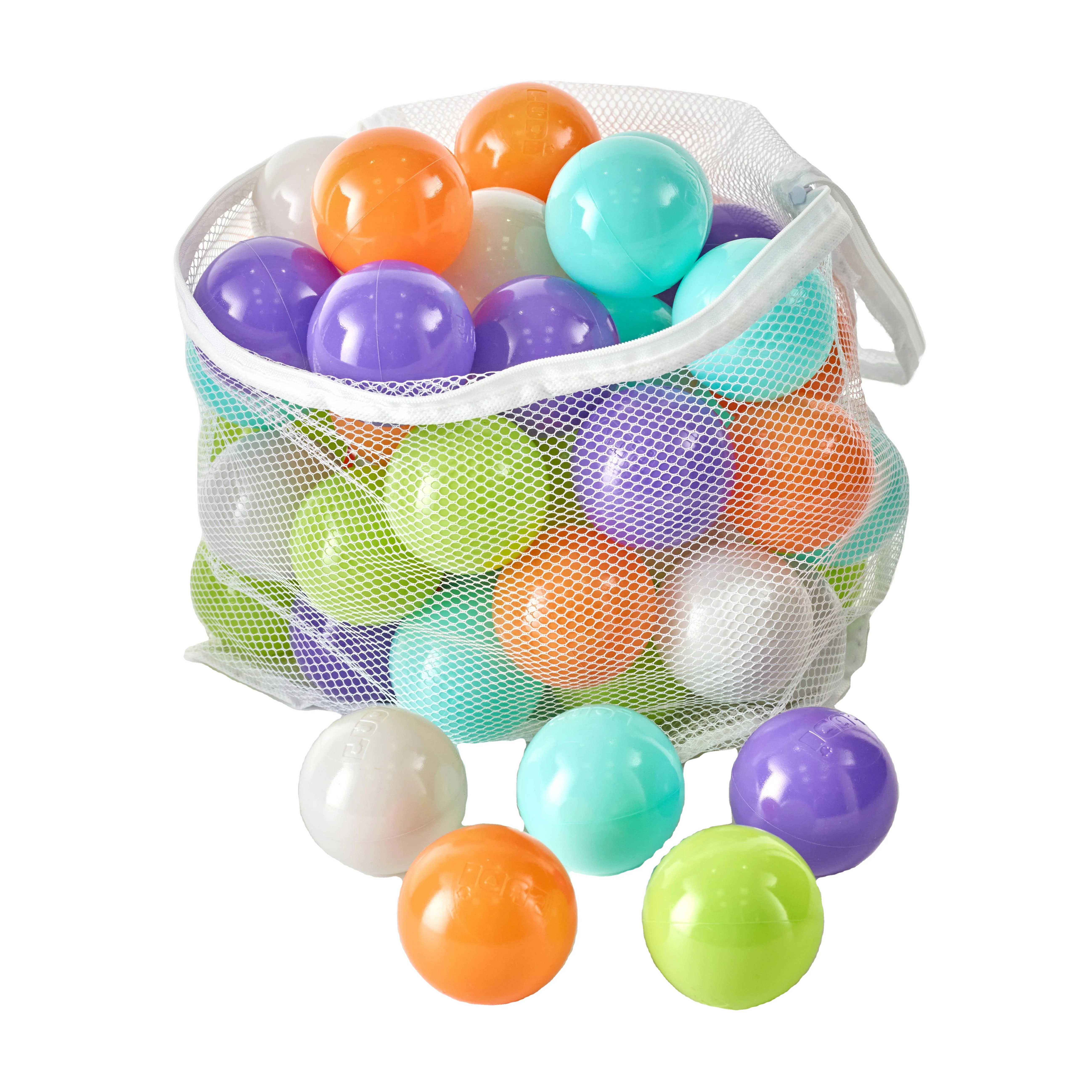 8cm colorful Plastic Soft Play Balls blue brown pink yellow white for kids play