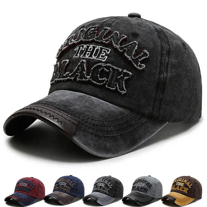 Custom Unconstructred 6 Panel Cap Classic Cotton Adjustable Cap Dad Hat