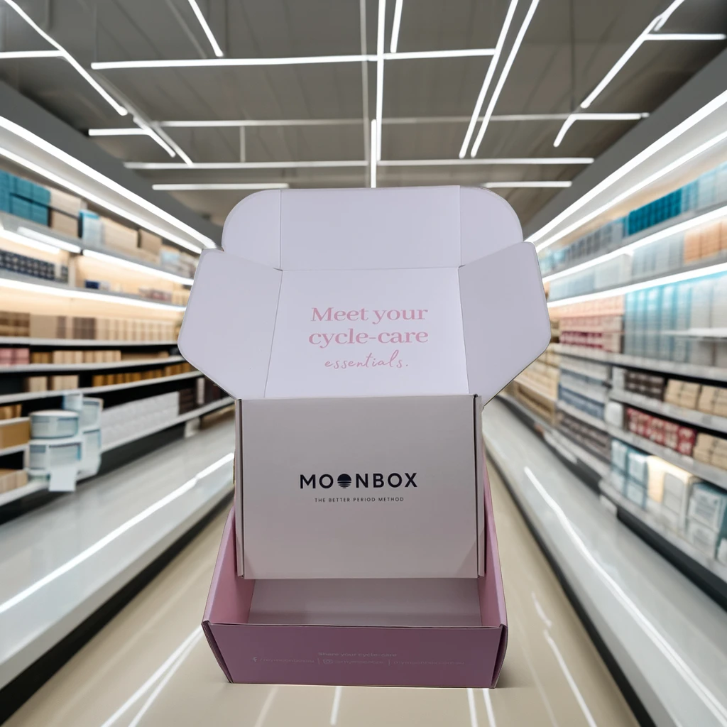 Custom Corrugated Mailer Tuck-Front Flap shipping box custom paper packaging box Shipping Corrugated Mailing Boxes