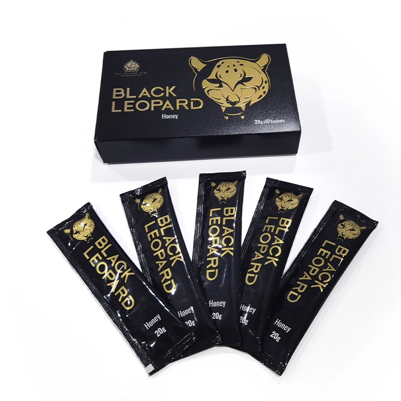 Healthy custom men enjoy high quality pure natural herbal honey