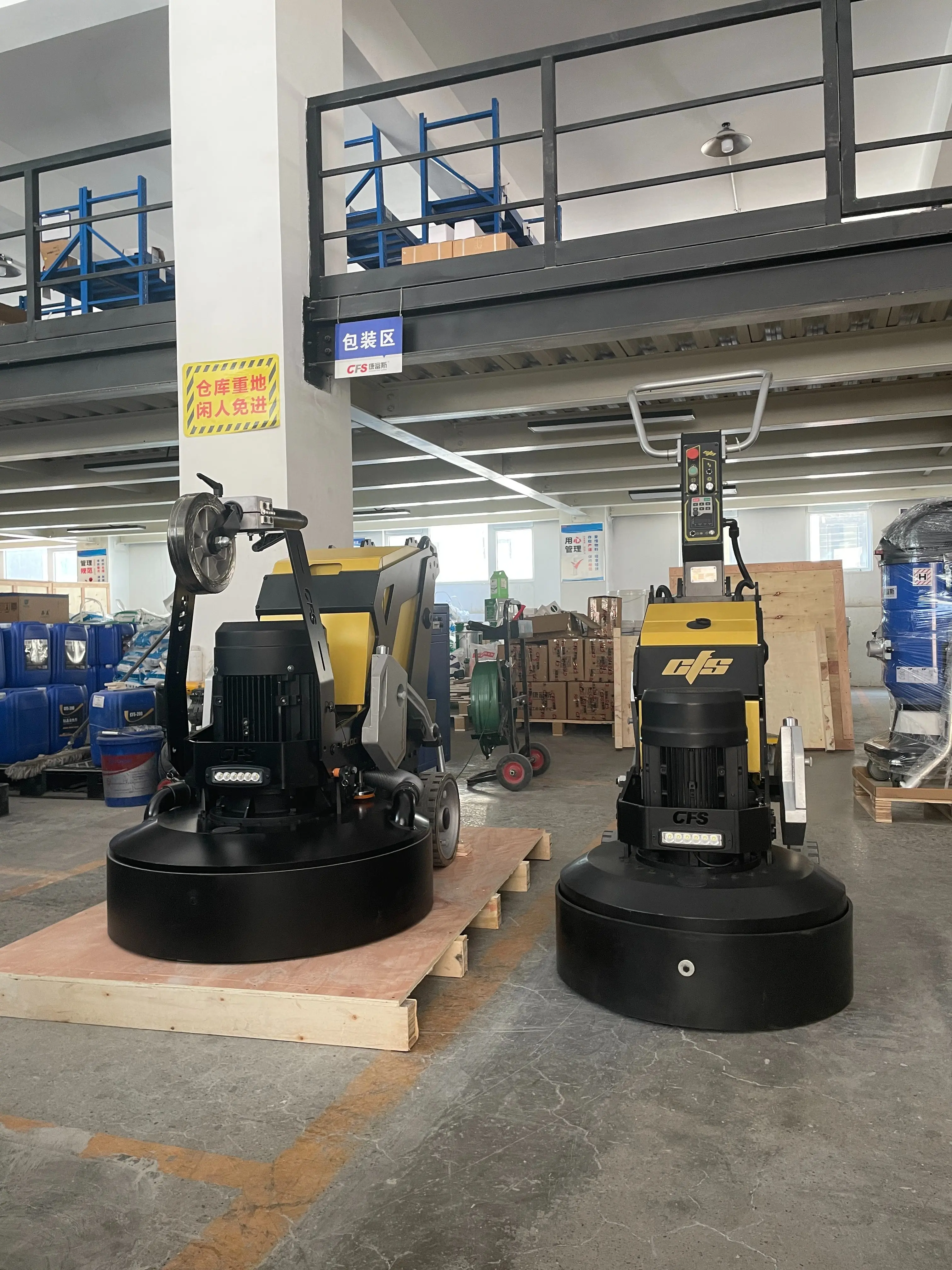 High Load Moment CFS-688 220v servo motor marble concrete grinder polisher for concrete floor