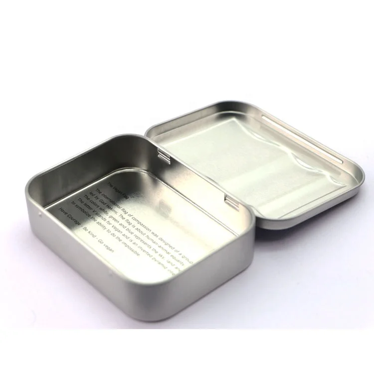 Decorative Cheap Empty Metal Packing Gift Storage Tin Box Container With Lid