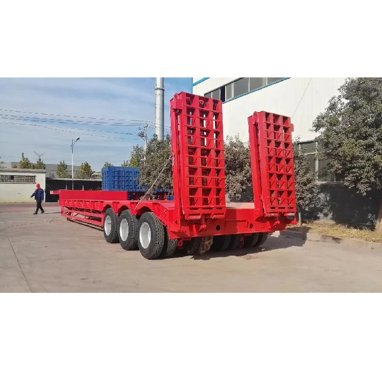 Низкорамный бортовой прицеп для тяжелой техники LHY940D